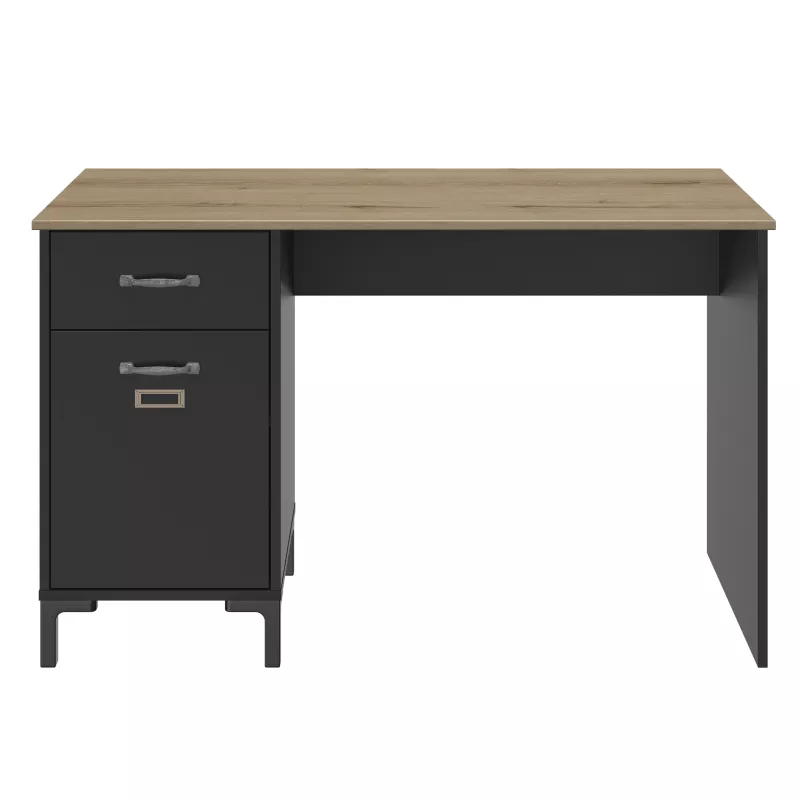 MANCHESTER│Bureau tiroir + porte│120x55xh73 cm