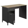 MANCHESTER│Bureau tiroir + porte│120x55xh73 cm