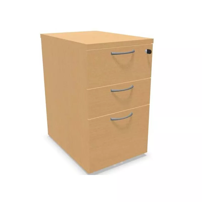 COMFORT│Caisson Hauteur bureau 3-4 tiroirs - profondeur 60│Unicolore structurex