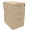 COMFORT│Caisson Hauteur bureau 3-4 tiroirs - profondeur 60│Unicolore structurex