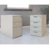 COMFORT│Caisson Hauteur bureau 3-4 tiroirs - profondeur 60│Unicolore structurex