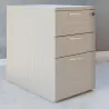 COMFORT│Caisson Hauteur bureau 3-4 tiroirs - profondeur 60│Unicolore structurex