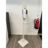 SAFE│Station d'hygiène téléscopique H 150 cm │Acier / Plastique