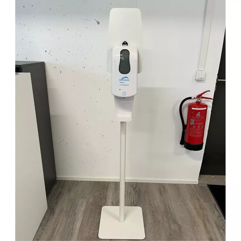 SAFE│Station d'hygiène téléscopique H 150 cm │Acier / Plastique