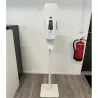 SAFE│Station d'hygiène téléscopique H 150 cm │Acier / Plastique