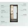 ESSENTIELLE SOLO│Modèle S│1 personne│Cabine acoustique pleine ou vitré