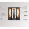 ESSENTIELLE DUO│Modèle M│2 personnes│Cabine acoustique pleine ou vitrée