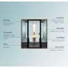 ESSENTIELLE QUATTRO│Modèle L│4 personnes│Cabine acoustique pleine ou vitrée