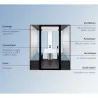 ESSENTIELLE SEI│Modèle XL│6 personnes│Cabine acoustique pleine ou vitrée