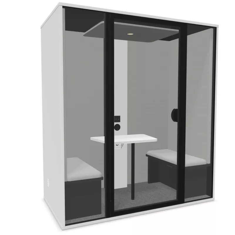 ESSENTIELLE DUO│Modèle M│2 personnes│Cabine acoustique pleine ou vitrée