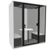 ESSENTIELLE DUO│Modèle M│2 personnes│Cabine acoustique pleine ou vitrée