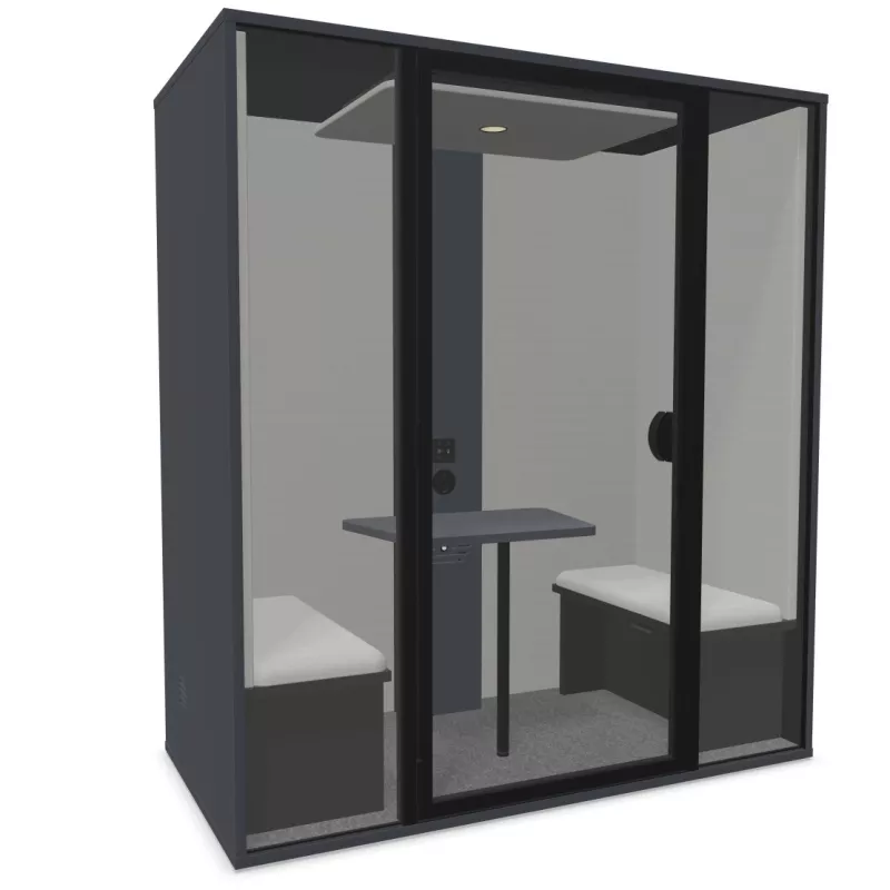 ESSENTIELLE DUO│Modèle M│2 personnes│Cabine acoustique pleine ou vitrée