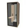 ESSENTIELLE SOLO BUREAU│Modèle S Bureau│1 personne│Cabine acoustique pleine ou vitrée