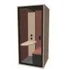 ESSENTIELLE SOLO BUREAU│Modèle S Bureau│1 personne│Cabine acoustique pleine ou vitrée