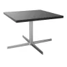 STAR│Table Basse carrée│Noir ou Blanc/Chromé