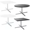 STAR│Table Basse carrée│Noir ou Blanc/Chromé