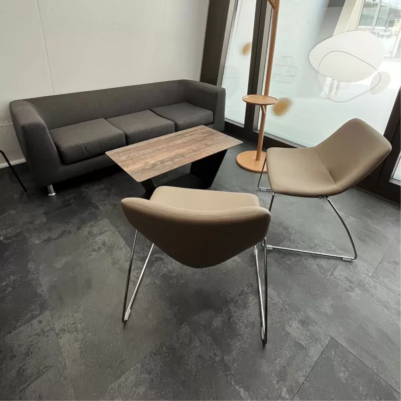 LOUNGE│Canapé Tissu 3 places│Gris  Otter