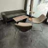 LOUNGE│Canapé Tissu 3 places│Gris  Otter