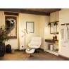 BILBAO│Fauteuil avec repose pied│Assise pivotante