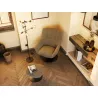 BILBAO│Fauteuil avec repose pied│Assise pivotante