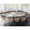 CHARLESTON│Siège accueil-conférence-repas│Assise pivotante avec rappel