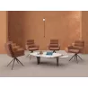 HELSINKI│Siège d'accueil - visiteur│Assise pivotante avec rappel