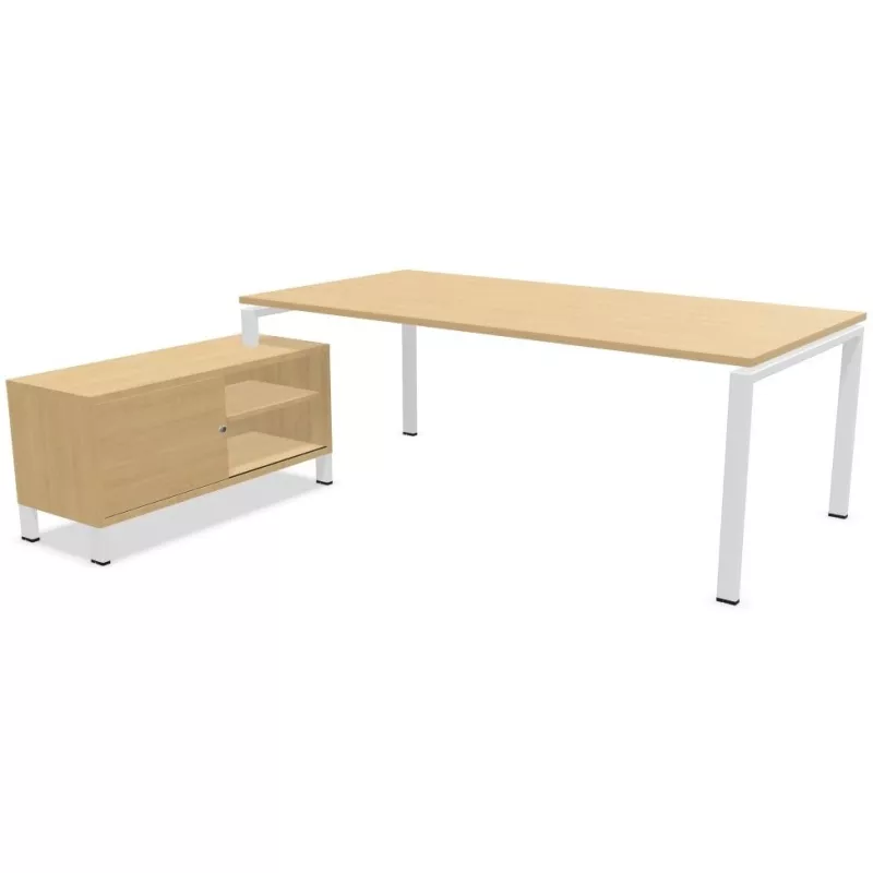 RIO DIRECTION│Bureau de direction L 200 p 100 avec rangements
