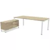 RIO DIRECTION│Bureau de direction L 200 p 100 avec rangements