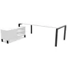RIO DIRECTION│Bureau de direction L 200 p 100 avec rangements