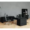 KARA│Bureau de direction avec retour et caisson porteur│4 décors bois à choix