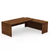 KARA│Bureau de direction avec retour│4 décors bois à choix