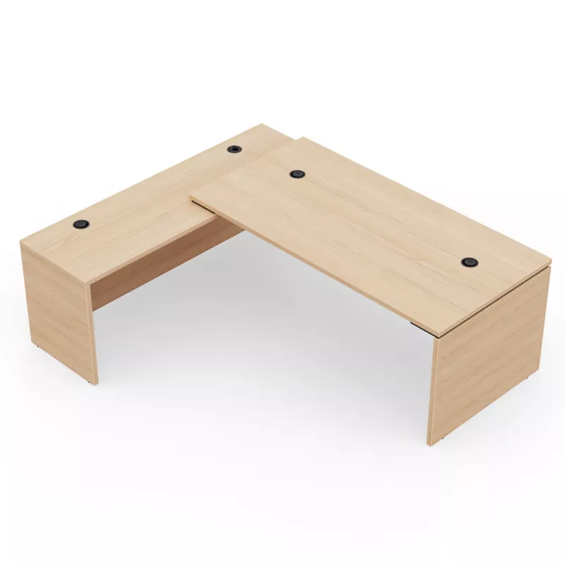 KARA│Bureau de direction avec retour│4 décors bois à choix