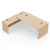 KARA│Bureau de direction avec retour│4 décors bois à choix