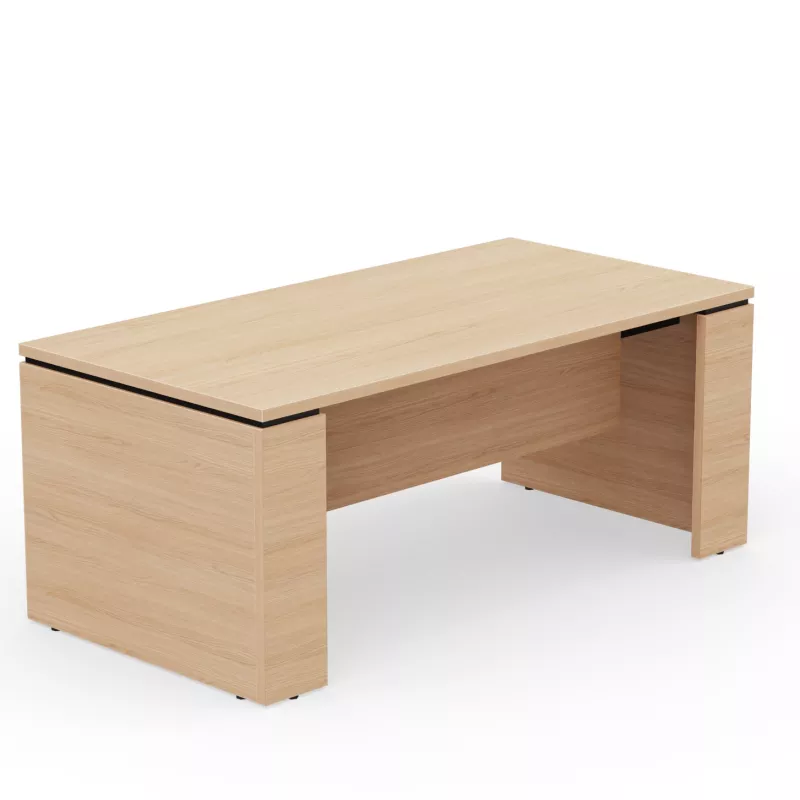 KARA│Bureau de direction droit│4 décors bois à choix