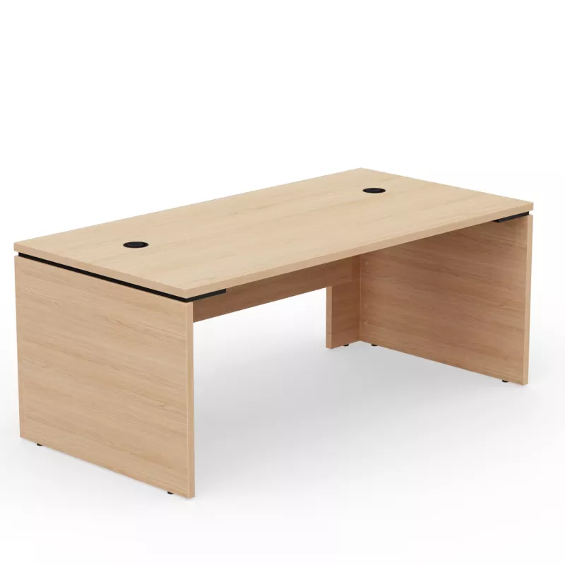 KARA│Bureau de direction droit│4 décors bois à choix