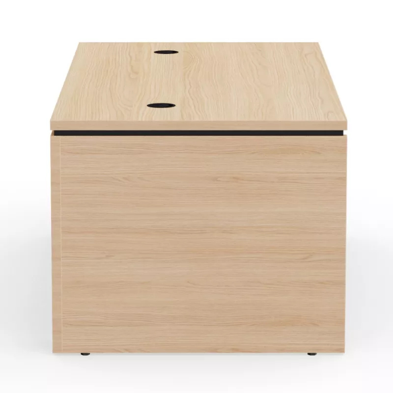 KARA│Bureau de direction droit│4 décors bois à choix