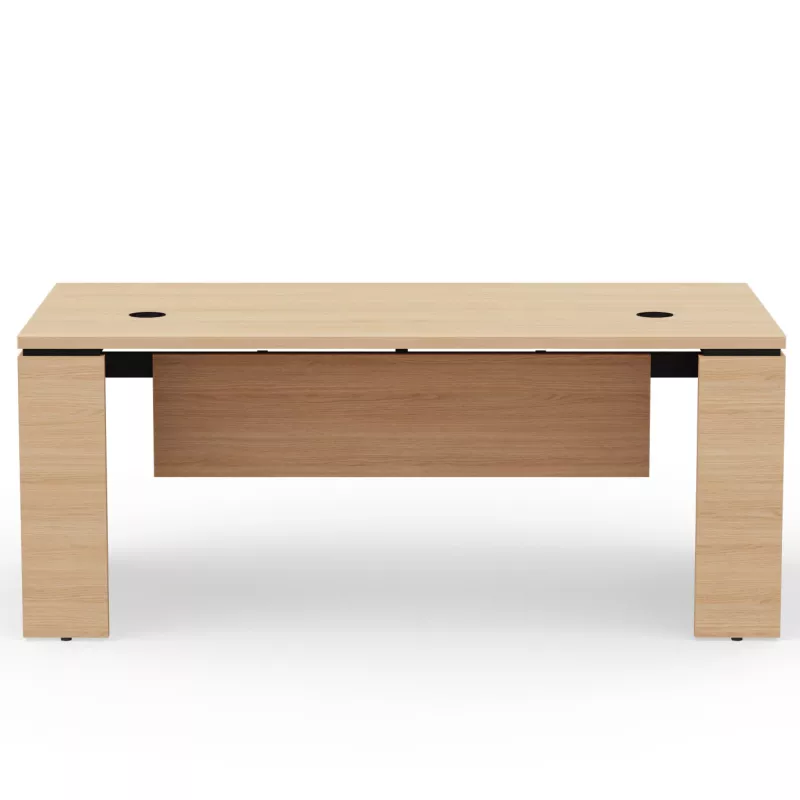 KARA│Bureau de direction droit│4 décors bois à choix