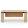 KARA│Bureau de direction droit│4 décors bois à choix