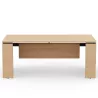 KARA│Bureau de direction droit│4 décors bois à choix