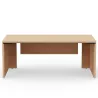 KARA│Bureau de direction droit│4 décors bois à choix