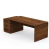 KARA│Bureau de direction avec caisson porteur│4 décors bois à choix