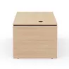 KARA│Bureau de direction avec caisson porteur│4 décors bois à choix