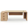 KARA│Bureau de direction avec caisson porteur│4 décors bois à choix