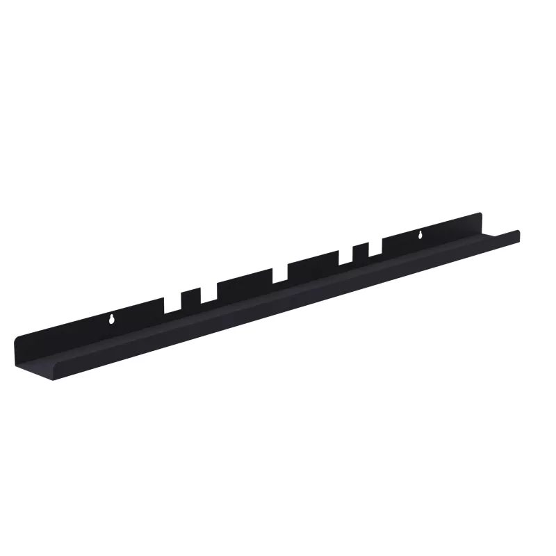 KARA│Goulotte horizontale sous bureau L 120 cm noire