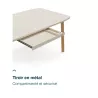 KARL TIROIR│fixation sous bureau