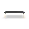 KARL CONFERENCE│Table de réunion - 10-12 personnes - 280x150 - avec trappe │Bois noir / Chêne massif