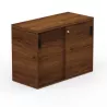 KARA RANGEMENT│Armoire Hauteur bureau x Largeur 100 cm - 2 portes coulissantes│4 coloris à choix