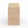 KARA RANGEMENT│Armoire Hauteur bureau x Largeur 100 cm - 2 portes coulissantes│4 coloris à choix