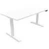 LUTZ 2 épaisseur 25MM│Bureau électrique simple motorisation - 3 mémoires de position - USB A+C