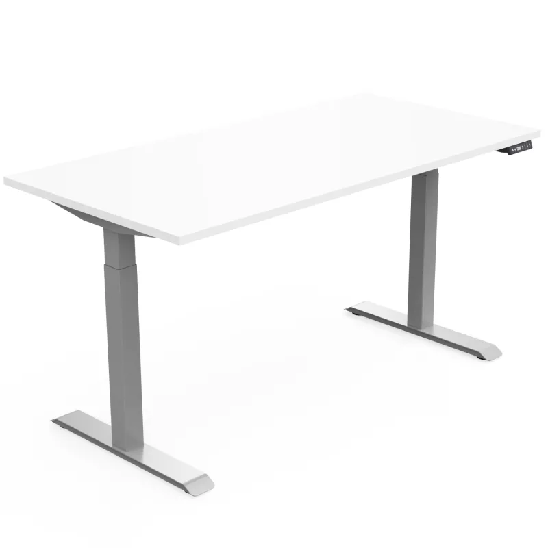LUTZ 2 épaisseur 25MM│Bureau électrique simple motorisation - 3 mémoires de position - USB A+C